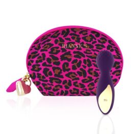 afbeelding RS Essentials Lovely Leopard Mini Wand Massager Paars