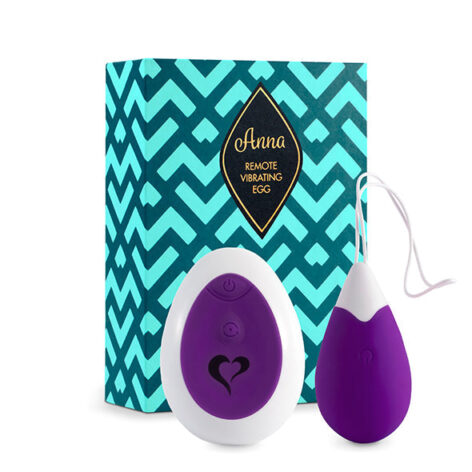 afbeelding FeelzToys Anna Vibrating Egg Remote Roos