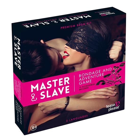 afbeelding Master & Slave Bondage Spel Magenta NL/FR