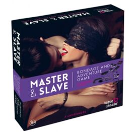afbeelding master / slave bondage spel paars (nl-en-de-fr-es)