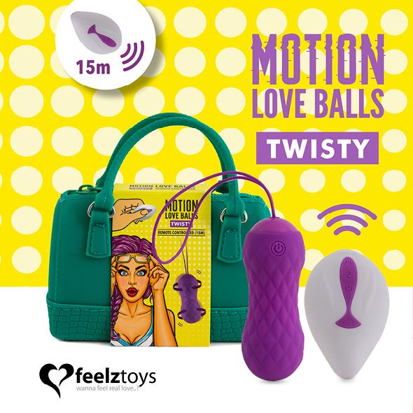 afbeelding Feelztoys Remote Controlled Motion Love Balls Twisty