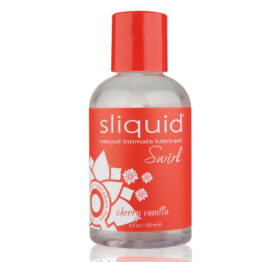 afbeelding Sliquid Naturals Swirl Glijmiddel Waterbasis Eetbaar 125 ml Appel