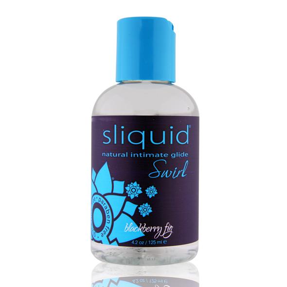 afbeelding Sliquid Naturals Swirl Glijmiddel Waterbasis Eetbaar Braam