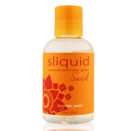 afbeelding Sliquid Naturals Swirl Glijmiddel Waterbasis Eetbaar Framboos
