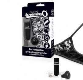 afbeelding the screaming o - charged remote control panty vibe zwart