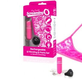 afbeelding the screaming o - charged remote control panty vibe roze