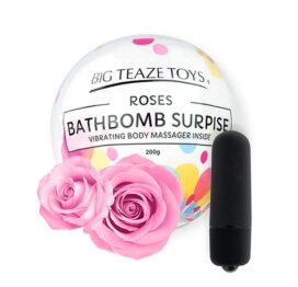 afbeelding Big Teaze Toys Bath Bomb Surprise met Mini Vibrator Roos