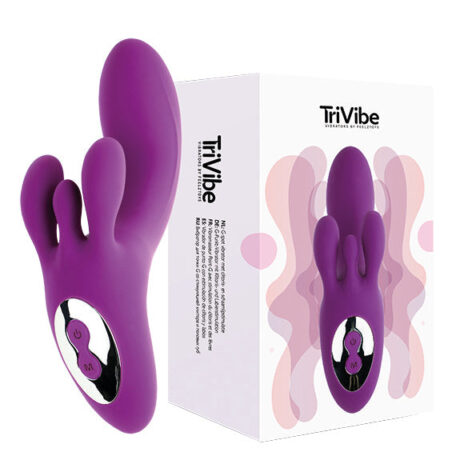 afbeelding FeelzToys TriVibe G-Spot Vibrator met Clitorale & Labia Stimulatie Paars