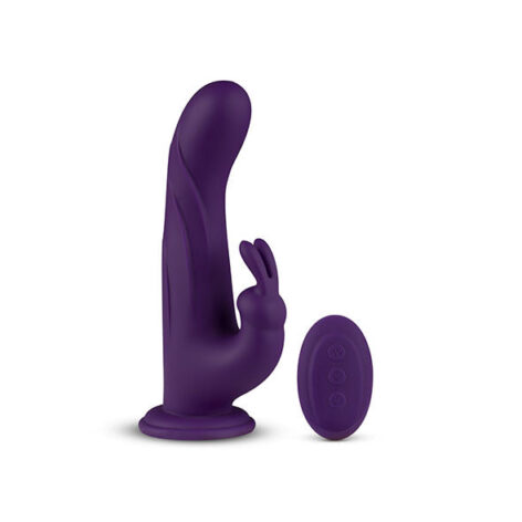 afbeelding FeelzToys Whirl-Pulse Roterende Rabbit Vibrator Met Afstandsbediening Roos