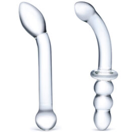 afbeelding Glas G-Spot Pleasure Glazen Dildo Set