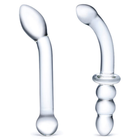 afbeelding Glas G-Spot Pleasure Glazen Dildo Set