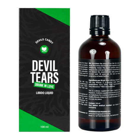 afbeelding Devils Candy Devil Tears liquid libido 100 ml