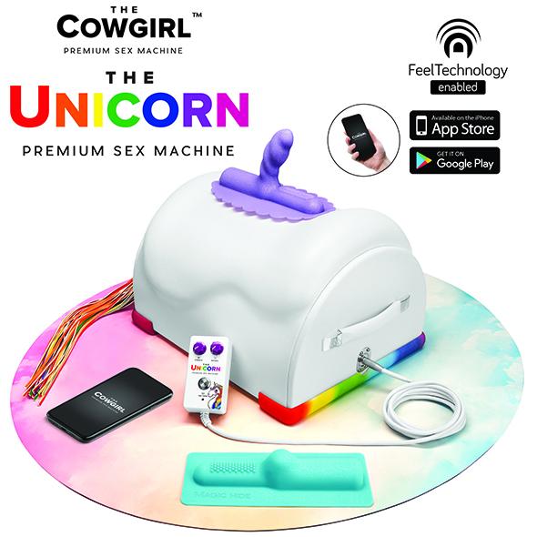 afbeelding The Cowgirl Eenhoorn Premium Seks Machine