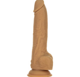 afbeelding Naked Addiction Stotende Vibrator Met Afstandsbediening Caramel 23 cm