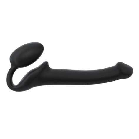 afbeelding Strap-On-Me Realistische Buigzame Voorbinddildo Zwart M