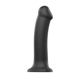 afbeelding Strap-On-Me Realistische Buigzame Dildo Dubbele Dichtheid Zwart L