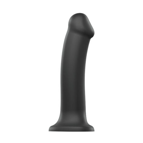 afbeelding Strap-On-Me Realistische Buigzame Dildo Dubbele Dichtheid Zwart L