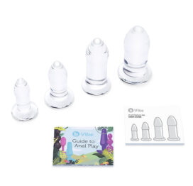 afbeelding B-Vibe Glazen Buttplug Set