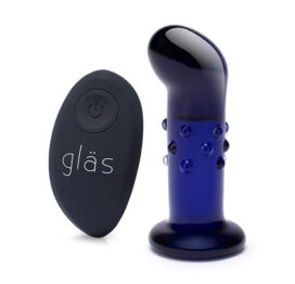 afbeelding Glas Vibrerende Buttplug Met Afstandsbediening 10