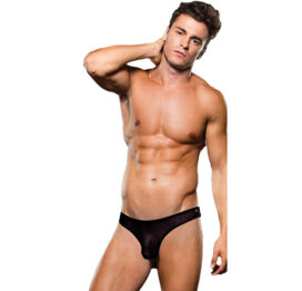 afbeelding Envy Mesh Thong Zwart L/XL