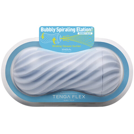 afbeelding Tenga Flex II Bubbly Blue Masturbator