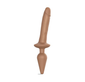 afbeelding Strap-On-Me Switch Dubbele Dildo Caramel S