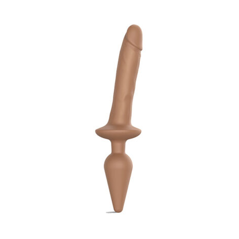 afbeelding Strap-On-Me Switch Dubbele Dildo Caramel S