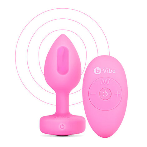 afbeelding B-Vibe Heart Vibrerende Buttplug 10 Cm