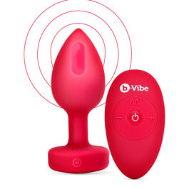 afbeelding B-Vibe Heart Vibrerende Buttplug 11 Cm