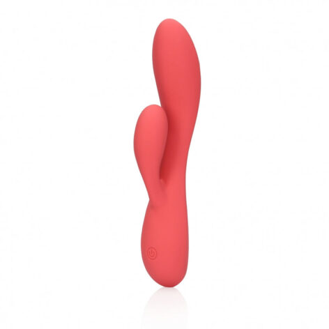 afbeelding Loveline Smooth Ultra Soft Rabbit Vibrator 20 Cm