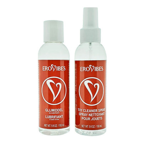 afbeelding Erovibes Glijmiddel Op Waterbasis 150 ml + GRATIS Toy Cleaner