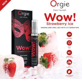 afbeelding Orgie Wow Strawberry Ice Bucal Spray 10 ml