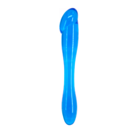 afbeelding Penis Probe Dildo Blauw 18 Cm