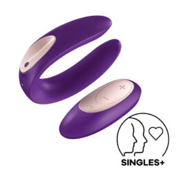 afbeelding Satisfyer Double Plus Remote Vibrator Voor Koppels Met Afstandsbediening