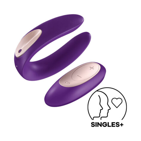 afbeelding Satisfyer Double Plus Remote Vibrator Voor Koppels Met Afstandsbediening