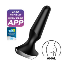 afbeelding Satisfyer Plug-ilicious 2 Vibrerende Buttplug Zwart