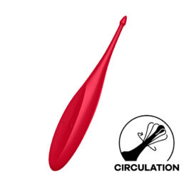 afbeelding Satisfyer Twirling Fun Tip Clitoris Vibrator Roos