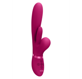 afbeelding Vive Kura Vibrator 25 Cm Roos