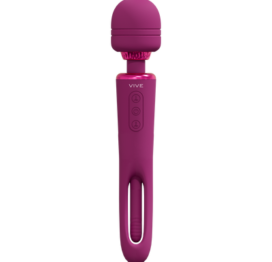 afbeelding Vive Kiku Wand Vibrator 25 Cm Roos