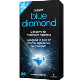 afbeelding blue diamond condooms 4st.