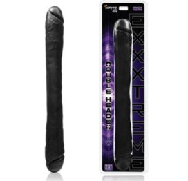 afbeelding xxl dubbele dildo zwart