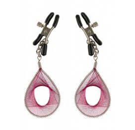 afbeelding teardrop nipple clamps - roze