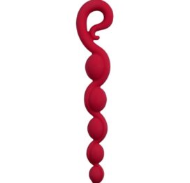 afbeelding fun factory bendybeads - anaal ketting - rood