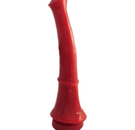 afbeelding grote paarden dildo - rood