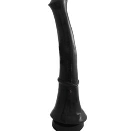 afbeelding grote paarden dildo - zwart