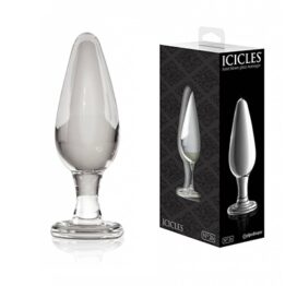 afbeelding icicles no. 26 transparant buttplug