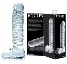 afbeelding icicles no. 63 clear dildo
