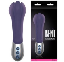 afbeelding infinit oplaadbare driepoot vibrator - paars