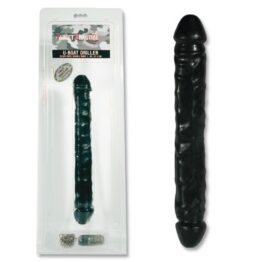 afbeelding kleine dubbele dildo - zwart