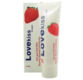 afbeelding love kiss aarbei glijmiddel 100ml.